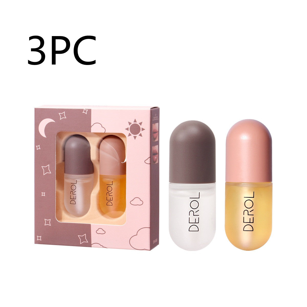 Day Night Instant Volume Lip Plumper Oil Clear Lasting Nourishing Repairing Reduce Lip Fine Line Care Lip Beauty Cosmetic