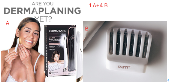 Flawless dermaplane glo hair remover