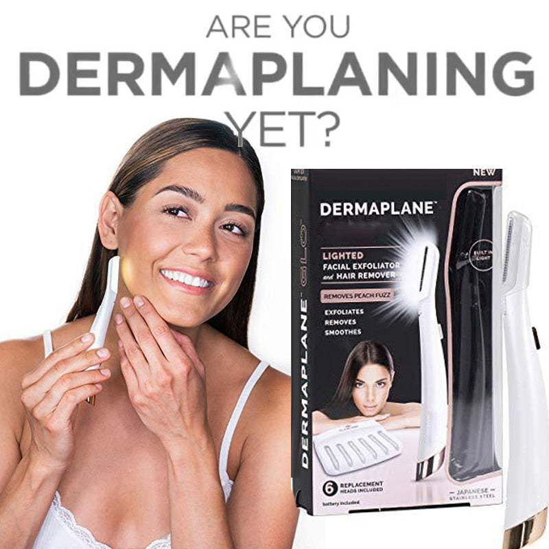 Flawless dermaplane glo hair remover