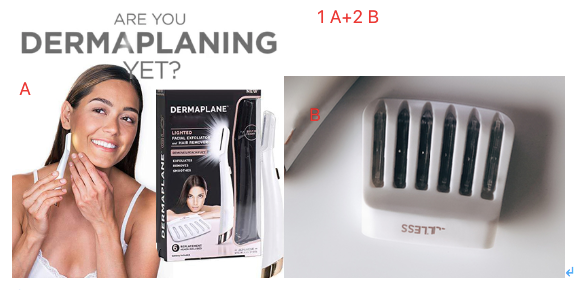 Flawless dermaplane glo hair remover