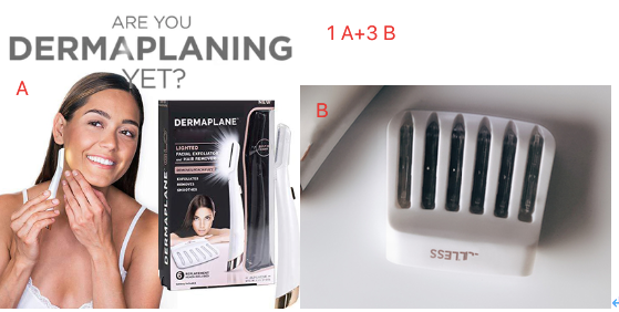 Flawless dermaplane glo hair remover