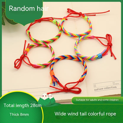 Children's Hand-woven Colorful Carrying Strap