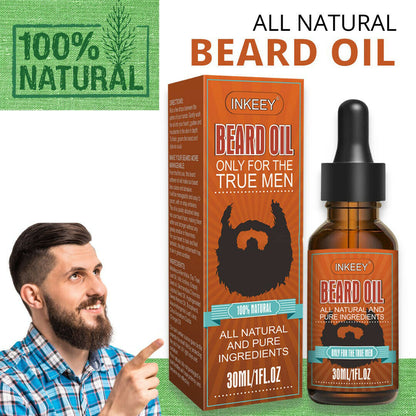 Beard Oil For MEN Hair Growth Oil Serum Mustache Grooming Growing Moisturizer US